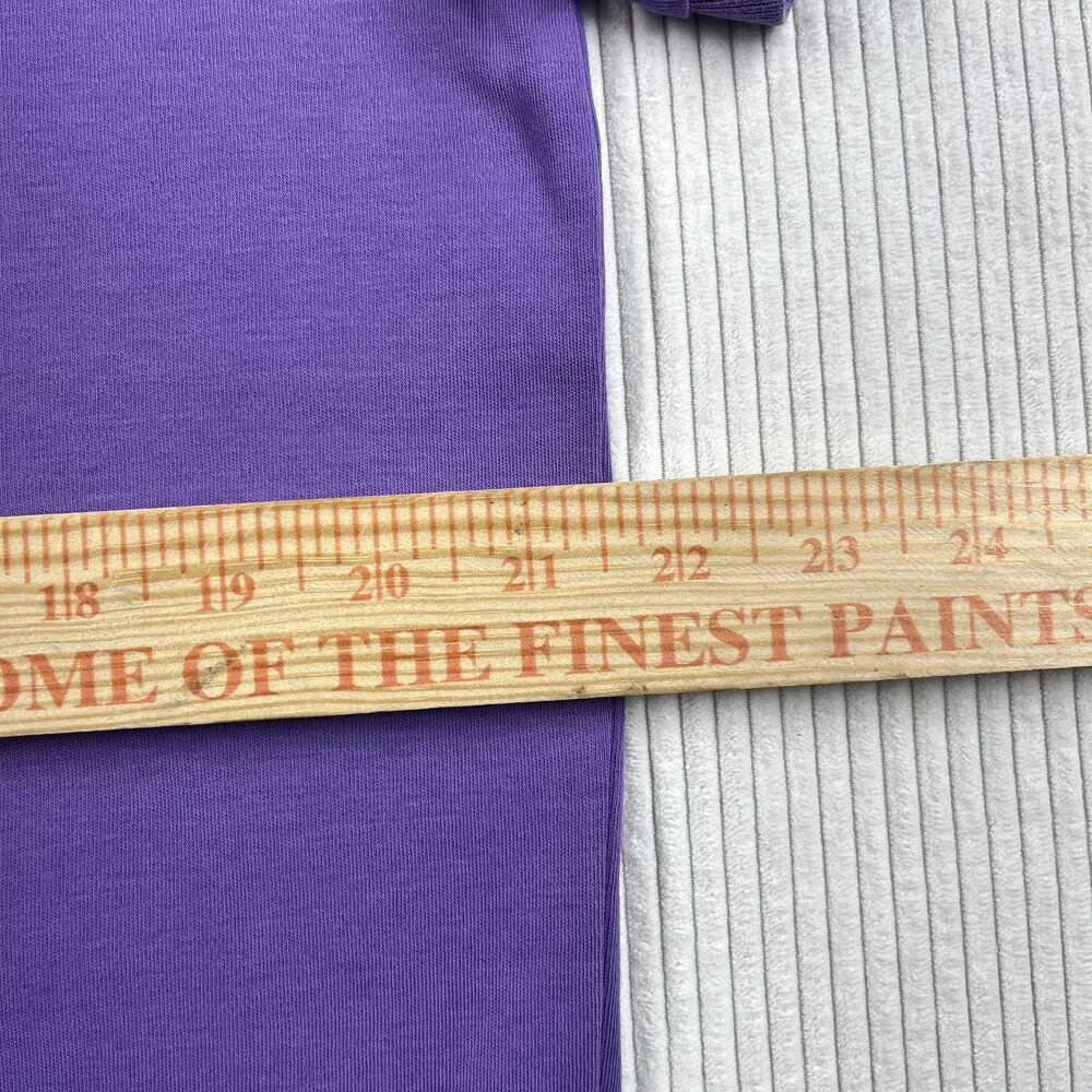 Polo Ralph Lauren Polo Shirt Mens L Purple Solid Short Sleeve Blaire Pony Logo